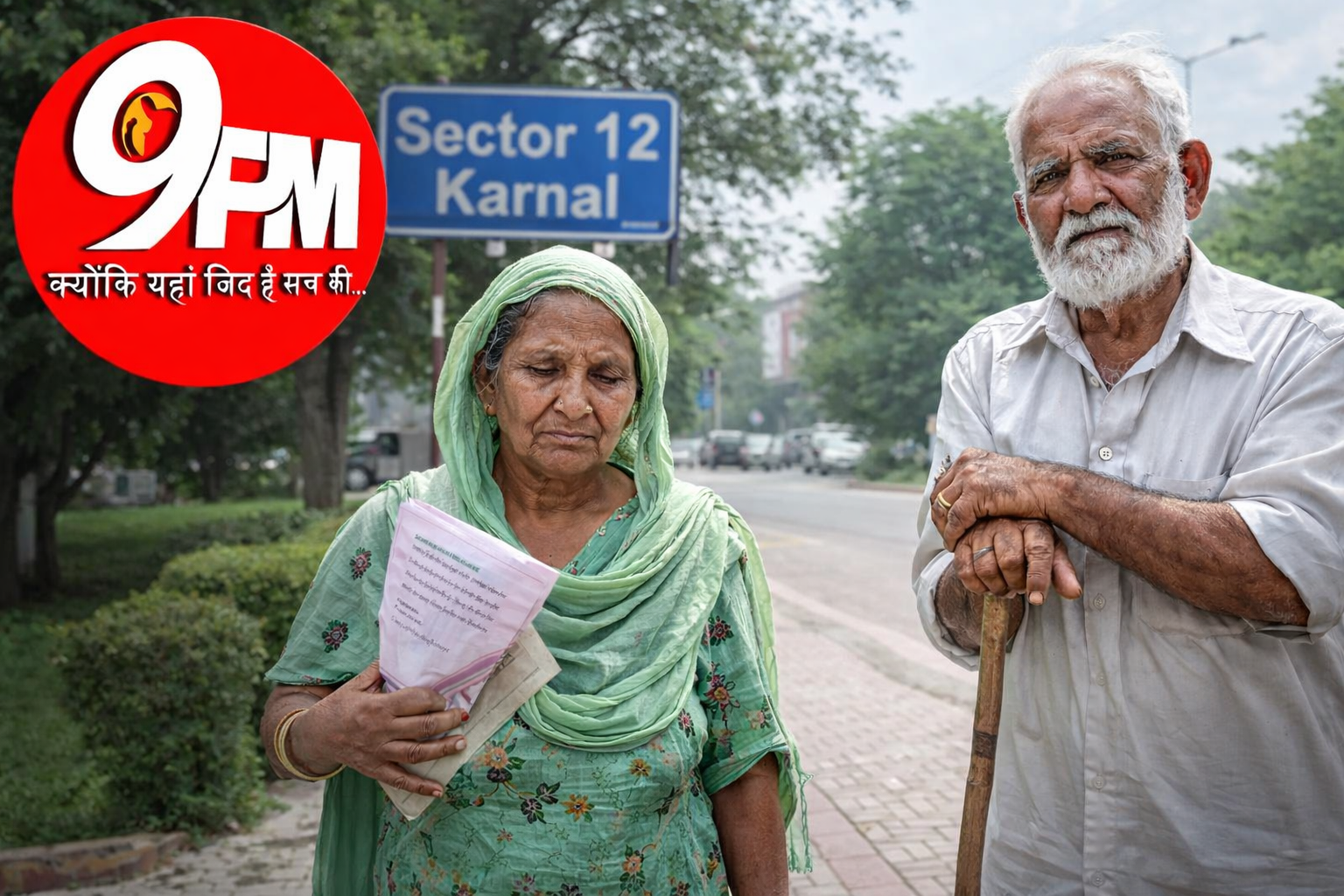 करनाल में बुजुर्ग पेंशन के लिए दर-दर भटकने को मजबूर | Pension Problem in Karnal