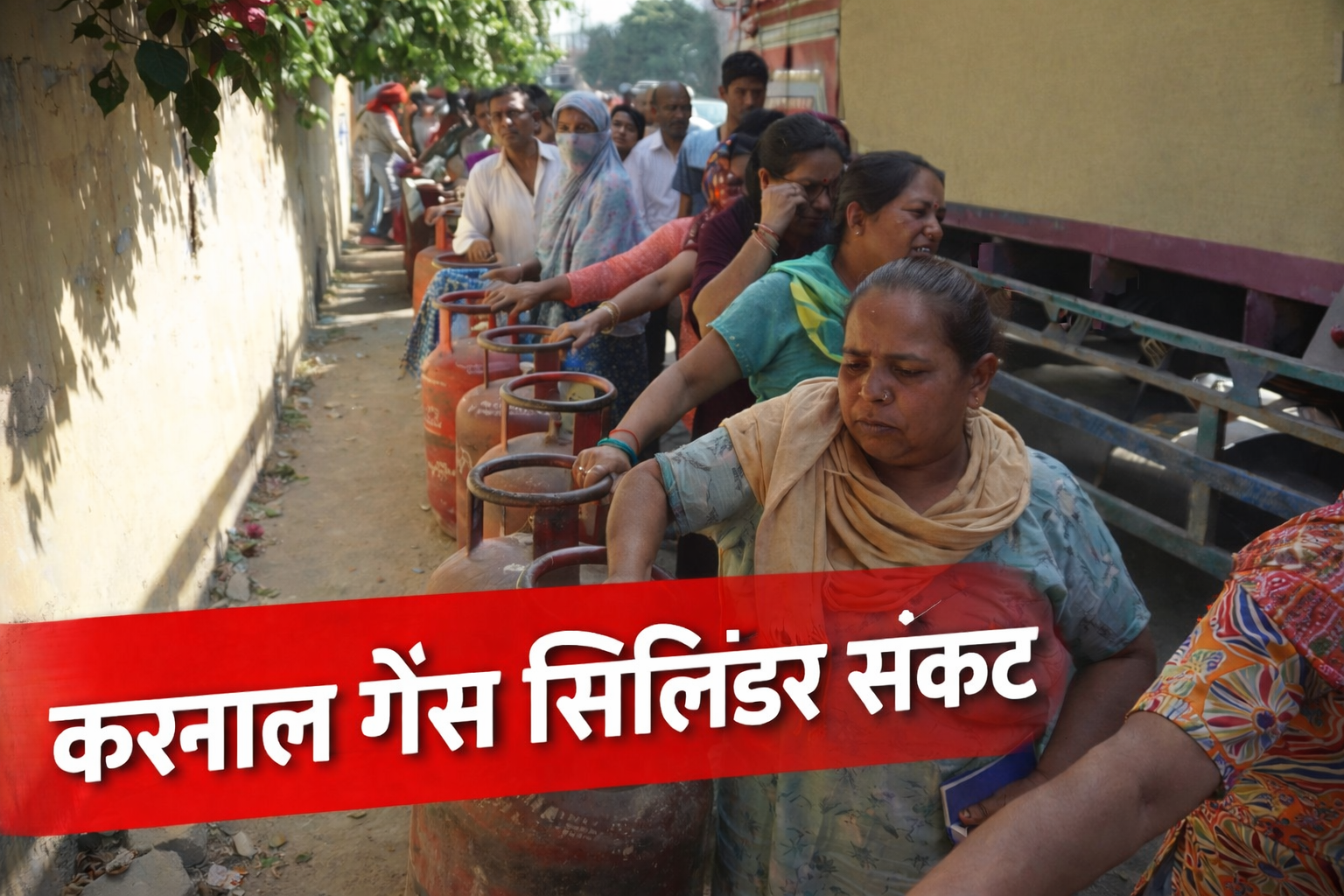 करनाल गैस सिलेंडर संकट: कहीं खत्म न हो जाए सिलेंडर, मिट्टी के चूल्हों पर पकने लगा खाना